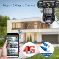 Cámara De Seguridad IP PTZ Inalámbrica 6K 12MP Trípode Exterior Con Seguimiento Automático Protección Y Vigilancia CCTV Impermeable - details 6