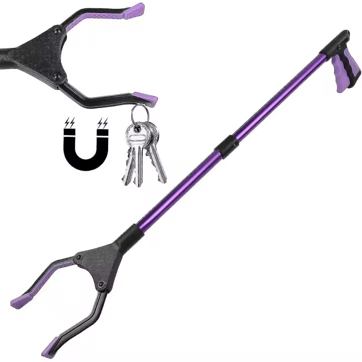 Pinzas telescopicas, pinzas para receptor objetos de 81 cm de largo con imán, pinzas para reconocer objetos - 1