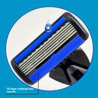 Cuchilla De Seguridad Manual 6 Capas 1 Pieza Acero Inoxidable Lavable Para Viajes Y Uso Doméstico Razor Streamline - details 4