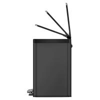 EKO Cubo de basura de pedal Essential 20+9 L negro - details 5