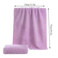 Toalla De Microfibra Coral Suave Y Absorbente 35x75cm Toalla De Baño Y Cara Gruesa Y Alta Absorción Para Cocina Y Baño - details 2