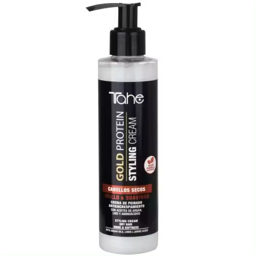 Tahe Crema de peinado cabellos secos Gold Protein 200 ml - 1