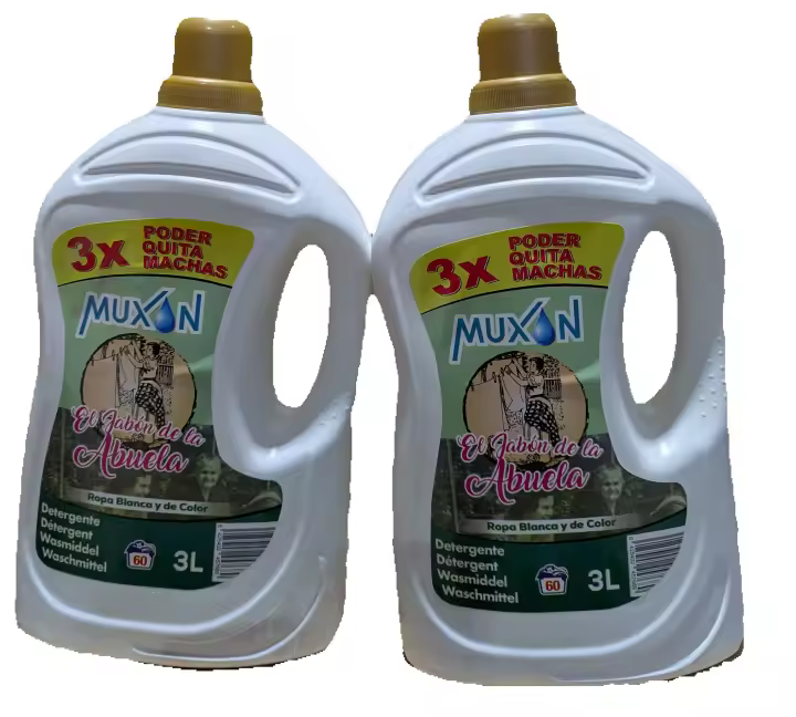 DETERGENTE LIQUIDO  JABON DE LA ABUELA MUXAM 3L PACK 2 UNI - 1