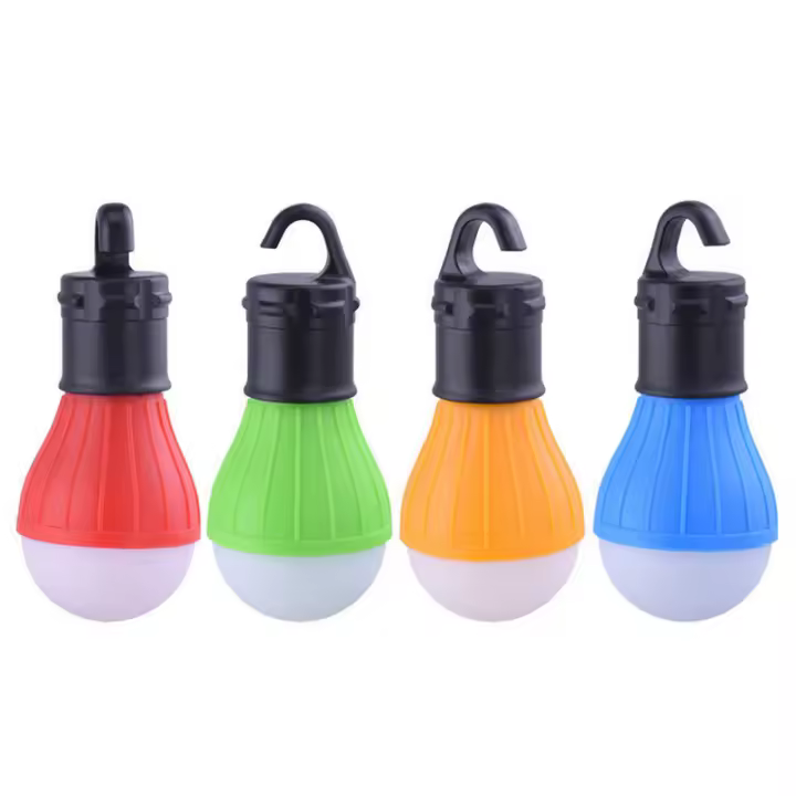 1 paquete de luces colgantes portátiles para exteriores para camping, emergencias e iluminación nocturna (colores aleatorios) - 1