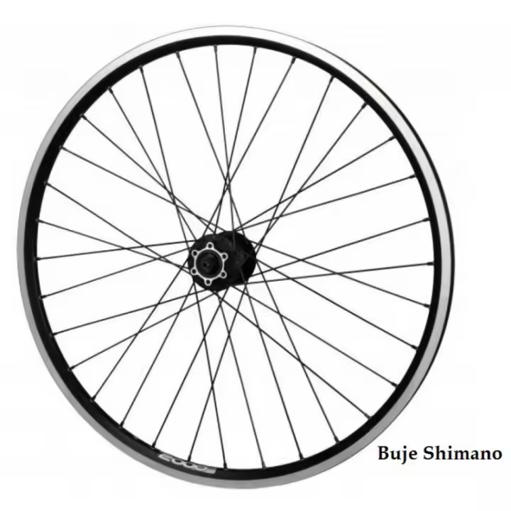 GURPIL | Rueda 26  pulgadas Zac Disco Buje Shimano 475 6T - Rueda delantera de doble pared ZAC 26" Buje Shimano 6T

Llanta ZAC negra con perfil interior de 19mm, exterior de 24,6mm y altura - 1