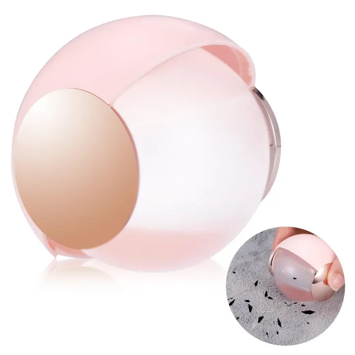 Rodillo quitapelusas de gel lavable, rodillo quitapelusas, removedor de pelos de mascotas adhesivo reutilizable, mini bola quitapelusas portátil para viajes - 1