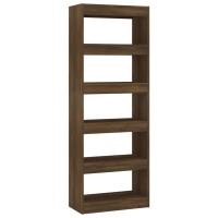 vidaXL Estantería/divisor madera de ingeniería 60x30x166 cm Blanco, Negro, Roble Sonoma Mueble Almacenaje Estantería para Oficina, Estudio, Dormitorio Estantería/Librería/ mueble de Almacenamiento - details 6