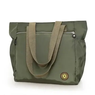 Bolso De lona Oxford impermeable para mujer, Bolsa De viaje De gran capacidad, bolso De hombro, bolsos De compras - 1