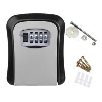 Caja De Seguridad Para Llaves Con Código De Bloqueo 4 Dígitos Montaje En Pared Organizador De Llaves Sin Llave Para Hogar - details 0