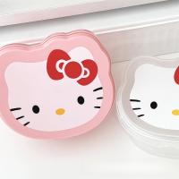 Caja De Almacenamiento Kawaii Sanrio Hello Kitty Para Niñas Y Estudiantes Organizador Anime Transparente De Animación Derivados - details 1