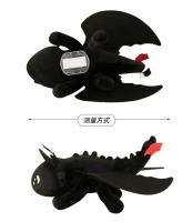 Muñeco De Peluche Dragón Dientes Animal De Peluche Negro Decoración Para Coche Y Casco Juguetes Para Niños Regalo Lindo Y Cartoon - details 12