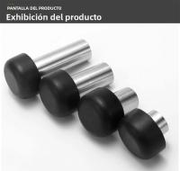 Parador De Puerta De Acero Inoxidable 304 Con Goma Soporte De Pared Y Piso No Perforado O Perforado Accesorio De Hardware Para Puerta - details 11