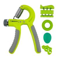 Juego De Ejercitadores De Mano Ajustable Para Gimnasio Y Fitness Entrenamiento De Fuerza En Dedos Y Antebrazo Recuperación Muscular Gripper Exerciser Trainer Balón Descompresión Unisex - details 4