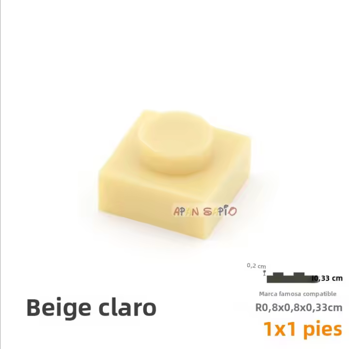 100pcs Bloques De Construcción Educativos DIY 1x1 Para Niños Compatible Con 3024 Juguetes De Asamblea Para El Desarrollo De La Razonamiento Espacial Y Manual-Mental - 1