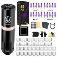Kit De Tatuaje LASTJUDG Con Pluma Inalámbrica Para Maquinaria De Maquillaje Permanente Suministro De Energía Para Tatuaje Kit De Herramientas De Tatuaje - details 1