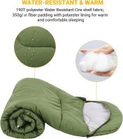 Saco de Dormir de 1 kg, Ligero, frío, Adultos para niños y, para 3 a 4 Estaciones del año,para Camping, with Bolsa de Transporte - details 0