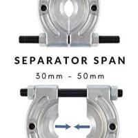 Separador de almohadas o extractor de engranajes, herramienta extractora de almohadas universal o extractores para mecánicos de extracción de almohadas Piloto de Servicio pesado Extractor de almohadas median (30-50mm) - details 0