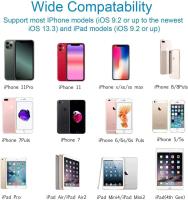 FGNS. Auriculares para iPhone,Auriculares Bluetooth para iPhone,Auriculares con Aislamiento de Ruido Soporte Control de Volumen de Llamadas,Cascos iPhone 13,Compatible con iPhone 12/12 Pro/14/14 Pro/13/13 Pro/11/11 Pro/XR/X/XS/7/8/8 Plus - details 1