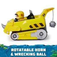 SPIN MASTER - PATRULLA CANINA - Pack Figura Rubble Jungle Pups y Vehículo Rinoceronte - Patrulla Canina Juguetes - 6067761 - Juguetes Niños 3 años + - Regalo Niño 3 años + - details 4