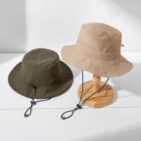 Gorro De Pescador Impermeable Para Mujer Protección Solar De Verano Sombrero De Paja Panamá Para Acampar Senderismo Montañismo Unisex - details 5