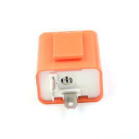 Relé De Flasher LED Ajustable 12V Para Motocicleta 1/2pcs Indicador De Señal 2 Pin Material ABS Plástico - details 7