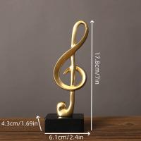 Trofeo Musical Minimalista Moderno En Resina Obra De Arte Para Decoración Del Hogar Colección Souvenir Objetos Accesorios Regalo De Vacaciones - details 0