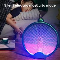 Lampara Asesina De Mosquitos Eléctrica 3000V Recargable Por USB Con Plataforma Plegable Repelente De Mosquitos Y Fly Swatter - details 4