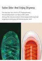 Secador de Zapatos Eléctrico Doméstico Calentamiento Rápido Portátil Esterilización Constante de Temperatura Desodorización de Zapatos - details 3