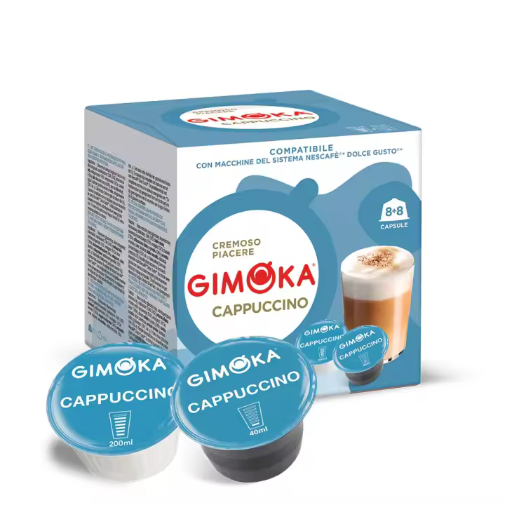 Cápsulas Dolce Gusto Gimoka Cappuccino compatibles. 16 unidades - 1