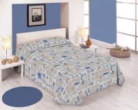 SABANALIA - Colcha estampada Tarifa (Disponible en varios tamaños) | Colcha ideal para primavera y verano | Producto ligero y decorativo - details 0