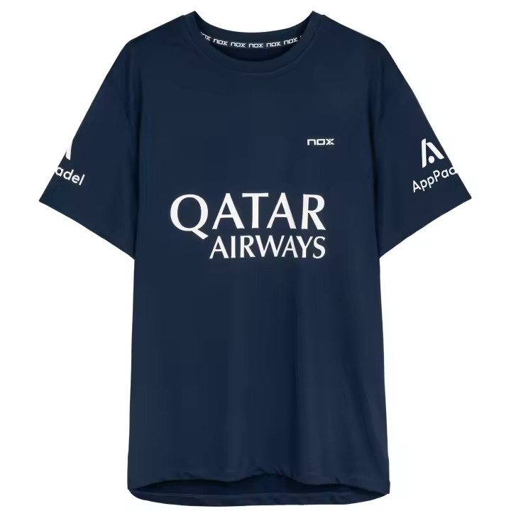 Camiseta Nox Agustin Tapia Sponsors AT10 Azul Oscuro 2024 - 1