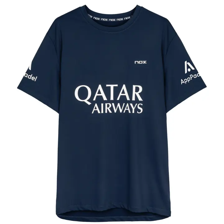 Camiseta Nox Agustin Tapia Sponsors AT10 Azul Oscuro 2024 - 1