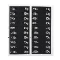 Etiquetas Adhesivas De Peso Para Equipo De Gimnasio Accesorio De Ejercicio De Fuerza Etiquetas De Pila De Peso Para Entrenamiento Y Fitness Unisex - details 7