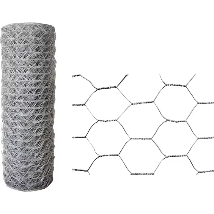 Orework Enrejado Galvanizado Triple Torsión 13mm 100cm 50m - Cercado Armonioso para Pajareras y Protección de Plantaciones - 1