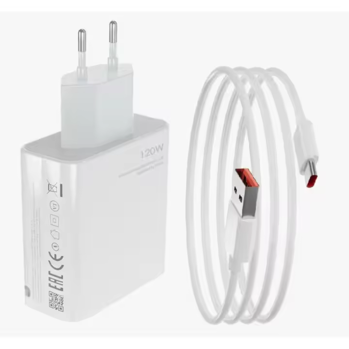 Cargador para Xiaomi Turbo Charge 120W para Xiaomi Mi 12T 11T Pro/Redmi Note 11s/Note 10 Pro/Note 12 Pro+/K50 Ultra/K50 Pro - 1