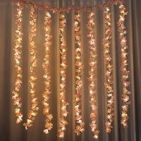 Kahaul Vine De Cerezo Rosa Artificial Para Decoración De Boda Y Fiestas Uso En Arches De Jardín Y Habitaciones Material De Seda - details 3