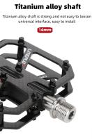Pedal De Bicicleta De Montaña LITEPLUS Ultraligero De Fibra De Carbono 185g Con Eje De Titanio Y 3 Rodamientos Antideslizante Para Carreras Y Bicicletas De Carretera - details 5