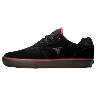 Zapatillas Fallen The Goat negras roja black red gum FMO1ZA24 - 1