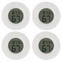 Mini Higrómetro Termómetro Digital LCD 4 Pcs Medidor De Temperatura Y Humedad Para Interior Unidad Fahrenheit O Celsius - details 5