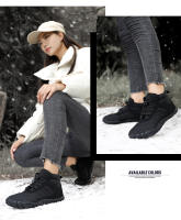 Zapatos De Camuflaje Unisex Para Invierno Impermeables Con Lining De Piel Algodón Caliente Para Senderismo Y Caminar En La Naturaleza - details 3