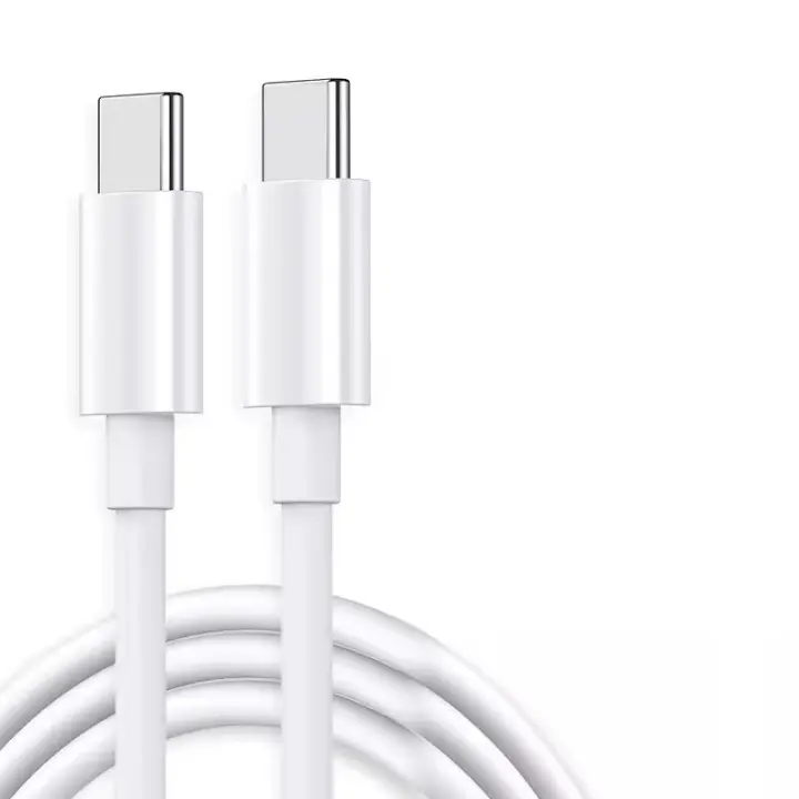 Cable De Carga Rápida PD Tipo C 30W 100W Para Apple iPhone 15 pro Max iPad Samsung HUAWEI Cable USB-C a C Doble Disponible En 0.2m 1m 2m 3m - 1