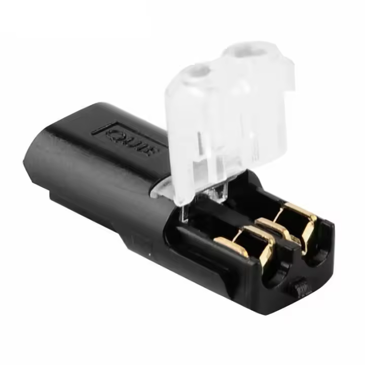 10pcs Conectores De Cable De 2 Pines Para Splice Rápido Terminales Eléctricos Para Cableado Y LED Adecuados Para Coches Tamaño 22-20AWG - 1