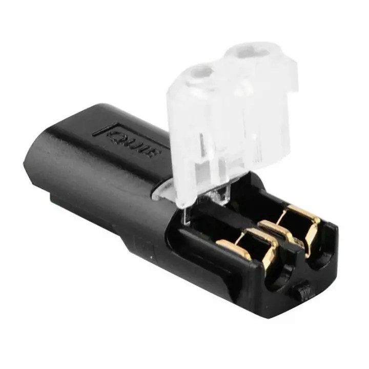 10pcs Conectores De Cable De 2 Pines Para Splice Rápido Terminales Eléctricos Para Cableado Y LED Adecuados Para Coches Tamaño 22-20AWG - 1