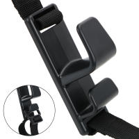 YOSOLO Gancho Ajustable Universal Para Asiento De Coche 1 Pieza Clip De Auto Soporte De Bolsa De Compras Para Cabeza Del Coche - details 2