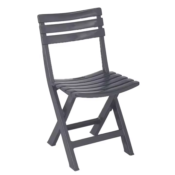 PROGARDEN Silla Plegable Birki Antracita 44x41x78 cm - Mobiliario Jardín - PROGARDEN - 75295 Silla plegable Muebles Jardín Sillas Jardin - 1