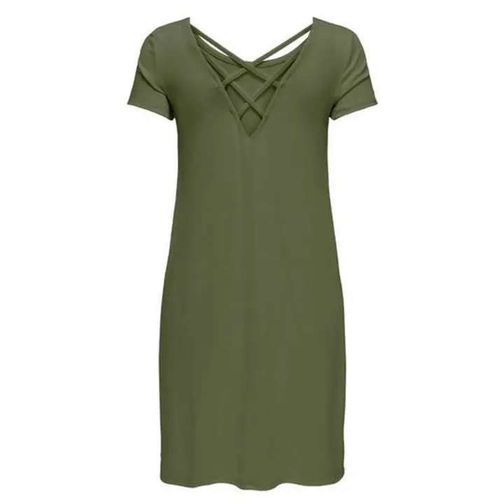 Vestido Only  para mujer en color verde - 1