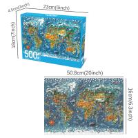 Rompecabezas De 500 Piezas Jigsaw Para Adultos Y Niños Juego Familiar Para Decoración De Hogar Estilo Jigsaw Tamaño 15" X 10" - details 1