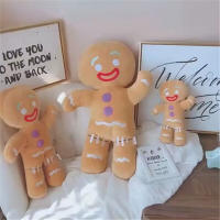Muñeco De Mantequilla De Gengibre Peluche Suave Muñeco De Cookie Decoración De Habitación Regalo De Cumpleaños Para Todas Las Edades - details 3