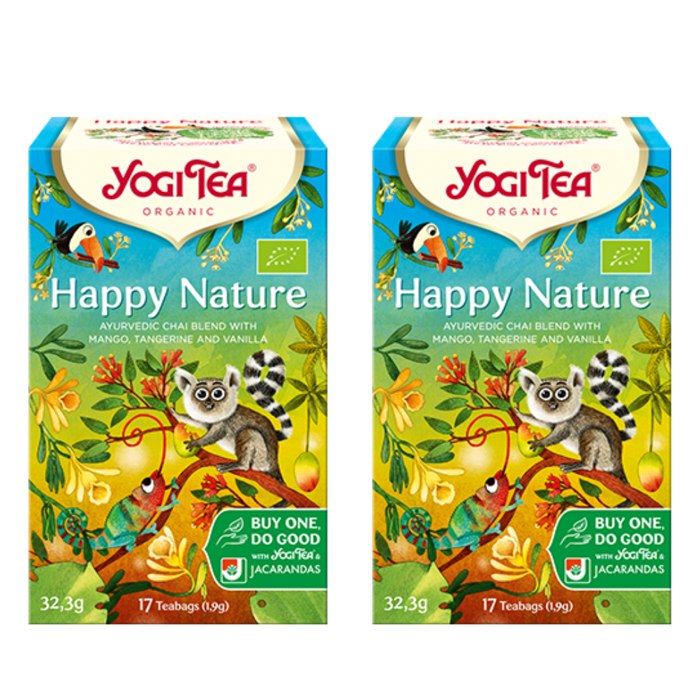 Té Happy Nature  Packs 2  Danza y relajación  17 bolsitas de infusión  YogiTea
