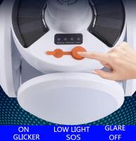 Lámpara De Mesa Recargable Portátil Con Solado Solar Para Camping Iluminación De Emergencia Con Mango Y Control Remoto Bombilla Ajustable Para Tienda De Campaña - details 1